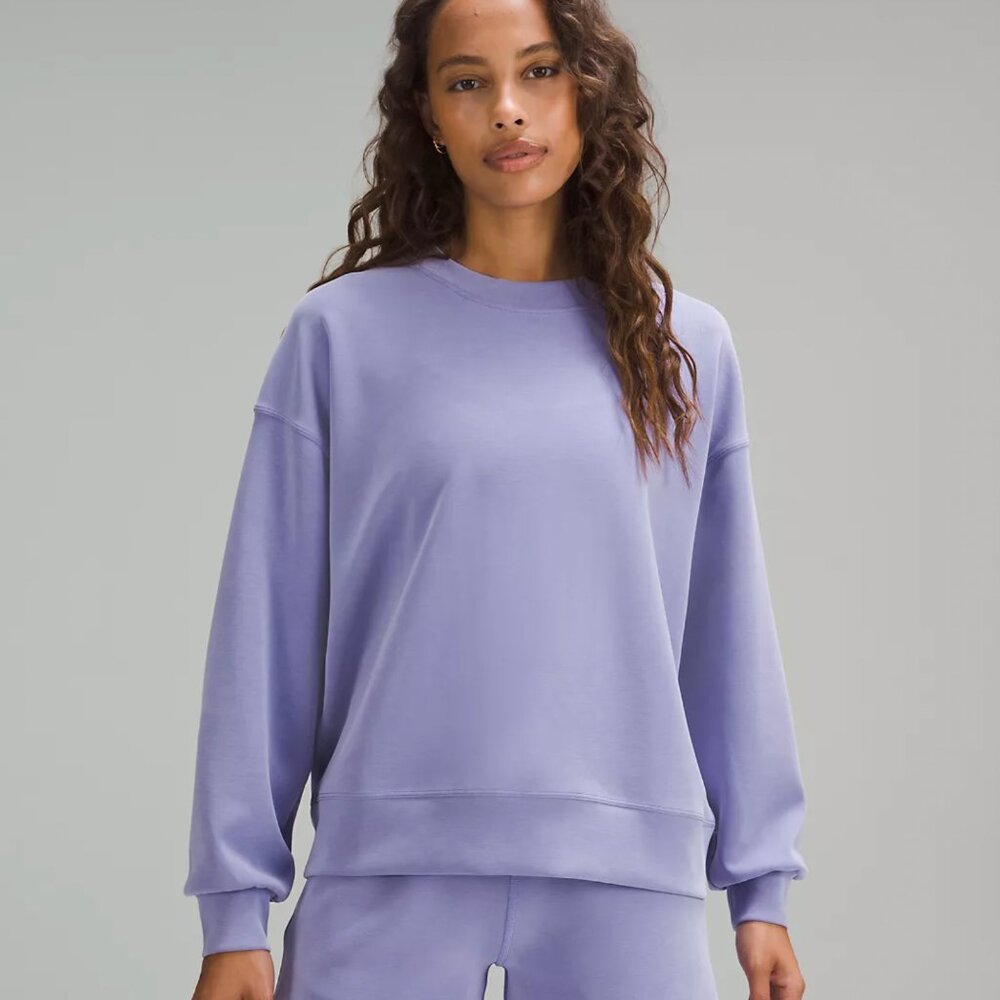 Lululemon Softstreme Crewneck Pullover Dark Lavender Size 6